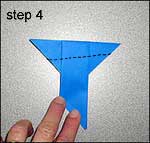 origami bluebird step 4