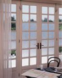 Frosted glass covering