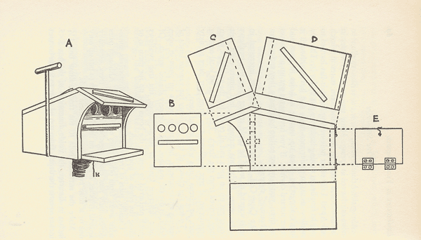 Kinney Tree Swallow Box - drawing from Songbirds in Your Garden by Terres (1953)