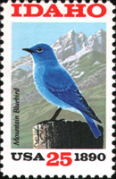 1990 25 cent stamp, U.S.