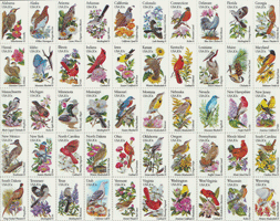 State Birds and Flowers Series, 1982, U.S.