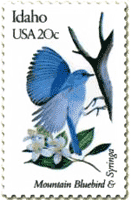 1982 bluebird stamp