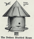 Dodson's "most successful bluebird house" 1928