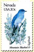 State of Nevada stamp from 1982 series.